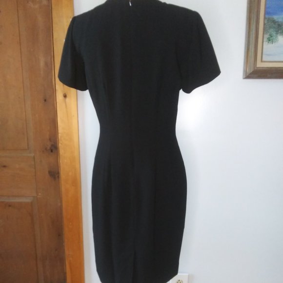 Liz Claiborne LBD black dress Petite 8 - Picture 11 of 15